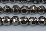 CPY617 15.5 inches 10mm nuggets pyrite gemstone beads