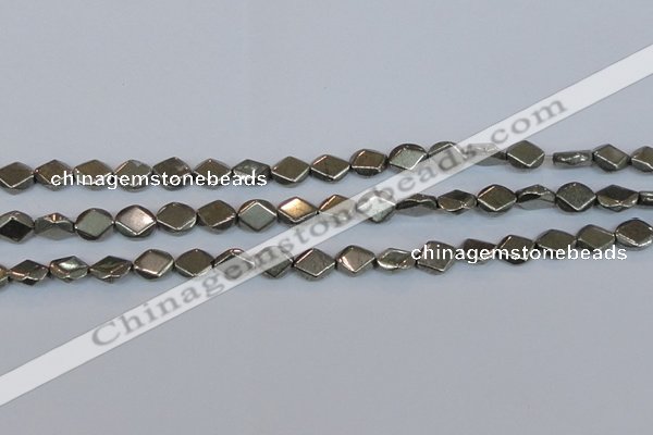 CPY652 15.5 inches 8*10mm pyrite gemstone beads wholesale