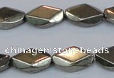 CPY653 15.5 inches 10*16mm pyrite gemstone beads wholesale