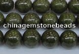 CPY754 15.5 inches 12mm round pyrite gemstone beads wholesale