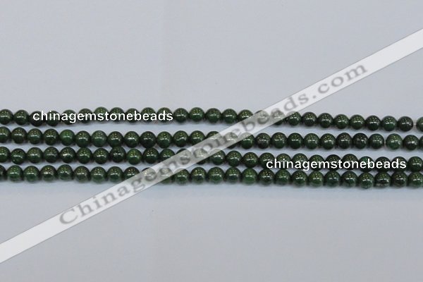 CPY761 15.5 inches 6mm round pyrite gemstone beads wholesale