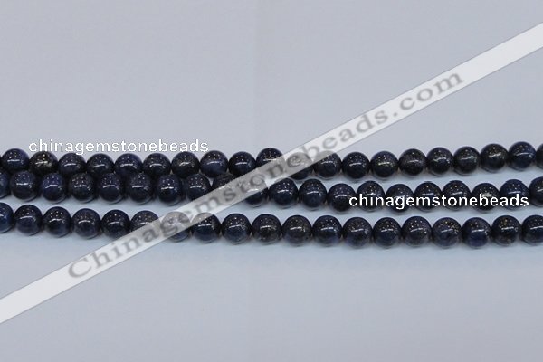 CPY773 15.5 inches 10mm round pyrite gemstone beads wholesale