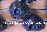 CPY828 15.5 inches 12*14*14mm skull pyrite gemstone beads