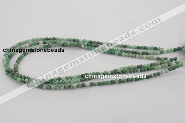 CQJ01 15.5 inches 4mm round Qinghai jade beads wholesale