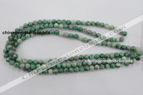 CQJ02 15.5 inches 6mm round Qinghai jade beads wholesale
