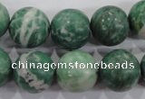 CQJ07 15.5 inches 16mm round Qinghai jade beads wholesale