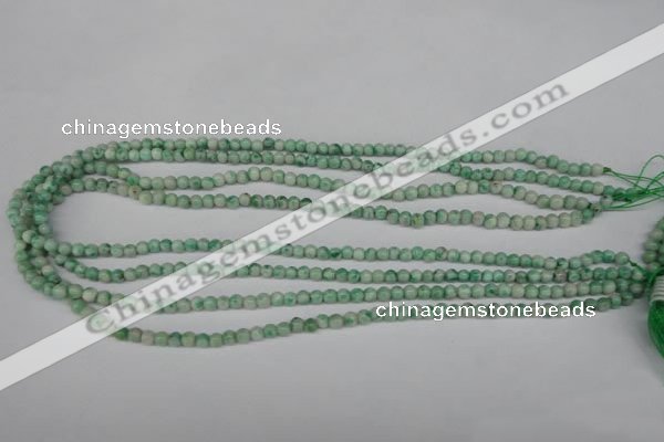 CQJ201 15.5 inches 4mm round Qinghai jade beads wholesale