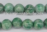 CQJ205 15.5 inches 12mm round Qinghai jade beads wholesale