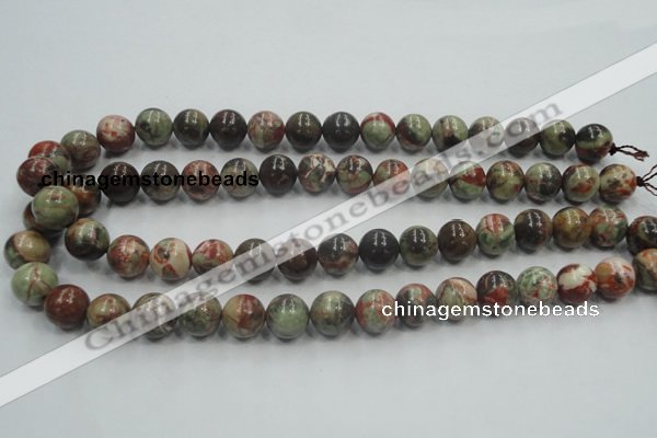 CRA02 15.5 inches 10mm round natural rainforest agate gemstone beads