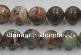 CRA03 15.5 inches 12mm round natural rainforest agate gemstone beads