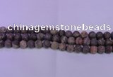 CRA120 15.5 inches 4mm round matte rainforest agate beads