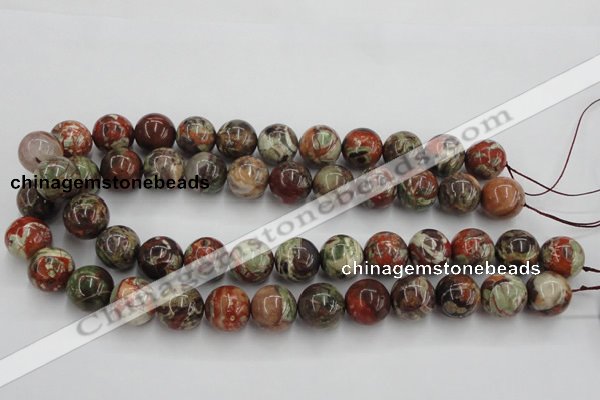 CRA154 15.5 inches 16mm round rainforest agate beads wholesale