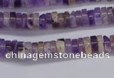 CRB1005 15.5 inches 2*4mm heishi dogtooth amethyst beads wholesale