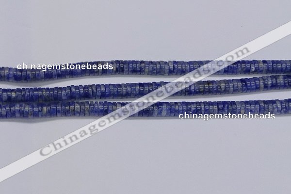 CRB1022 15.5 inches 2*6mm heishi sodalite beads wholesale