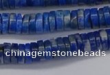 CRB1027 15.5 inches 2*6mm heishi lapis lazuli beads wholesale