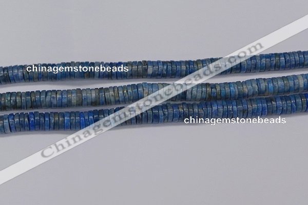 CRB1028 15.5 inches 2*7mm heishi lapis lazuli beads wholesale