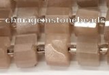 CRB1061 15.5 inches 5*8mm - 6*8mm faceted tyre moonstone beads