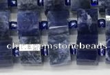 CRB1073 15.5 inches 5*8mm - 6*8mm faceted tyre sodalite beads