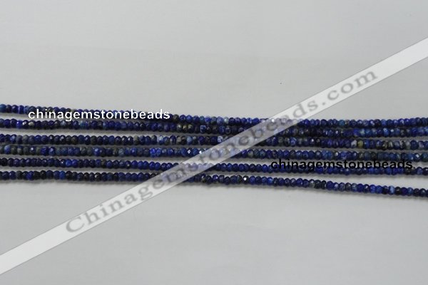 CRB111 15.5 inches 2.5*4mm faceted rondelle sodalite gemstone beads