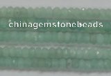 CRB115 15.5 inches 3*4.5mm faceted rondelle amazonite beads