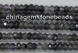 CRB117 15.5 inches 3*5mm faceted rondelle kyanite beads