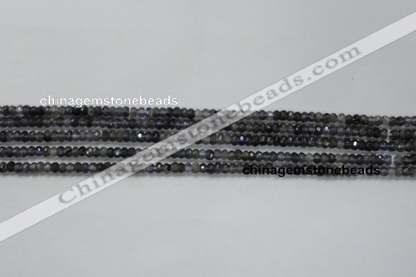 CRB117 15.5 inches 3*5mm faceted rondelle kyanite beads