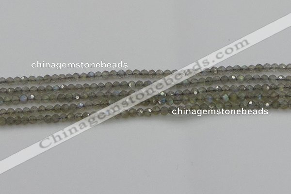 CRB1202 15.5 inches 3*4mm faceted rondelle labradorite beads