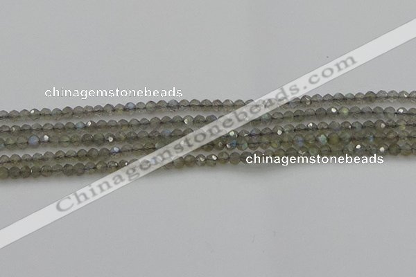 CRB1202 15.5 inches 3*4mm faceted rondelle labradorite beads