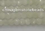 CRB1211 15.5 inches 4*6mm faceted rondelle white moonstone beads