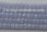 CRB123 15.5 inches 2.5*4mm faceted rondelle blue lace agate beads