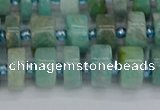 CRB1232 15.5 inches 6*10mm tyre amazonite gemstone beads
