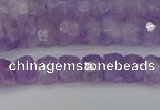 CRB1270 15.5 inches 4*6mm faceted rondelle lavender amethyst beads