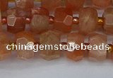 CRB1291 15.5 inches 5*8mm faceted rondelle moonstone beads