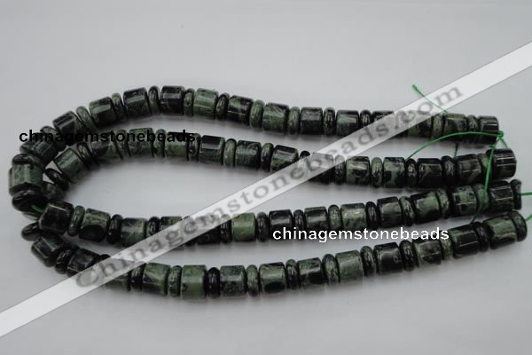 CRB139 15.5 inches 6*12mm & 10*12mm rondelle kambaba jasper beads