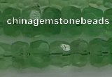 CRB1460 15.5 inches 6*10mm faceted rondelle green fluorite beads