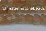 CRB1468 15.5 inches 4*6mm faceted rondelle moonstone beads