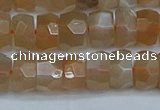 CRB1469 15.5 inches 5*8mm faceted rondelle moonstone beads