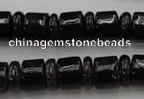 CRB150 15.5 inches 6*12mm & 10*12mm rondelle smoky quartz beads