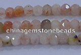 CRB1869 15.5 inches 2*3mm faceted rondelle sunstone beads