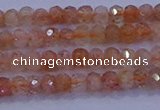 CRB1872 15.5 inches 2*3mm faceted rondelle sunstone beads