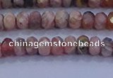 CRB1882 15.5 inches 2.5*4mm faceted rondelle rhodochrosite beads