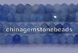 CRB1890 15.5 inches 2*3mm faceted rondelle aquamarine beads