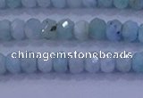 CRB1895 15.5 inches 3*5mm faceted rondelle larimar beads