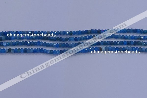 CRB1900 15.5 inches 2*3mm faceted rondelle apatite beads