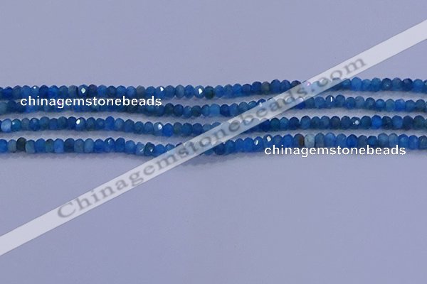 CRB1901 15.5 inches 2.5*4mm faceted rondelle apatite beads