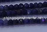 CRB1903 15.5 inches 2*3mm faceted rondelle sapphire beads