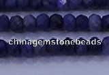 CRB1904 15.5 inches 2.5*4mm faceted rondelle sapphire beads