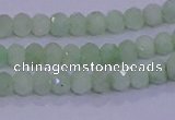 CRB1913 15.5 inches 2.5*4mm faceted rondelle green opal beads