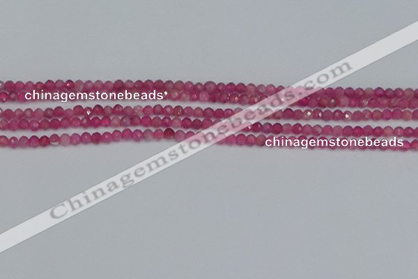 CRB1935 15.5 inches 2*3mm faceted rondelle pink tourmaline beads