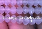 CRB1961 15.5 inches 3.5*5mm faceted rondelle white moonstone beads